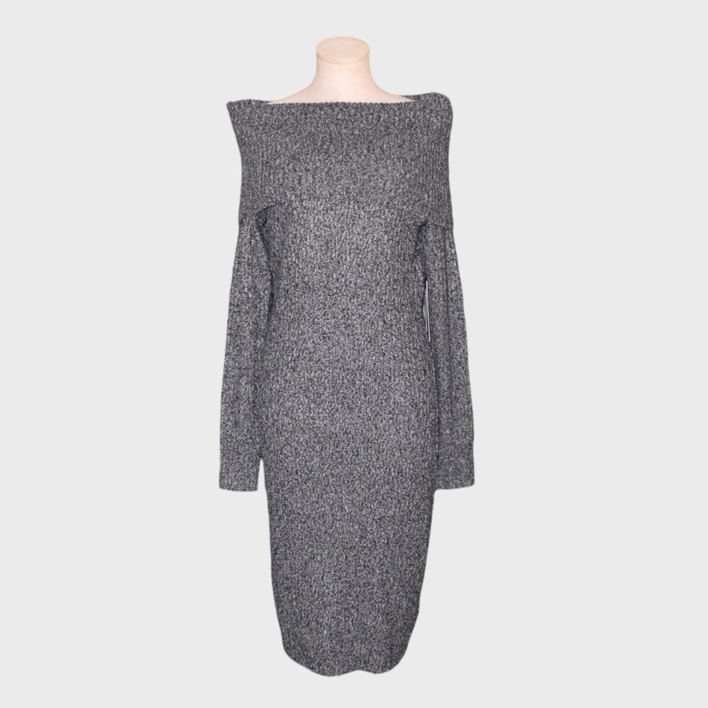 NWT Rachel Zoe Convertible Off-Shoulder Sweater Dress